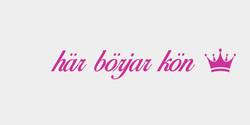 här börjar kön 52x9 ROSA