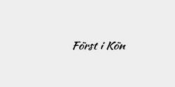 Först i Kön 68x15 SVART