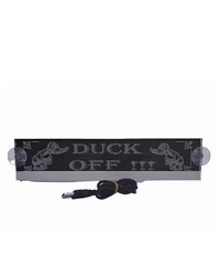 LED-Skylt Duck Off
