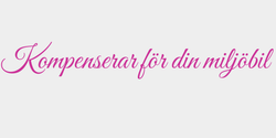 Kompenserar för din miljöbil 70x9 ROSA
