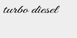 turbo diesel 100x24 SVART