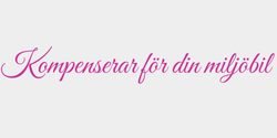 Kompenserar för din miljöbil 70x9 ROSA
