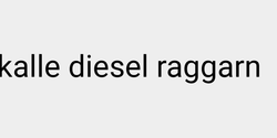 kalle diesel raggarn  73x9 SVART