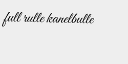 full rulle kanelbulle 50x11 SVART