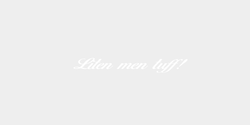 Liten men tuff 100x13 VIT