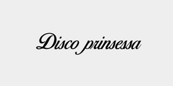 Disco prinsessa 43x9 SVART