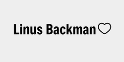 Linus Backman 57x9 SVART
