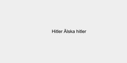 Hitler Älska hitler 60x9 SVART