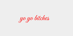 yo yo bitches 29x9 RÖD