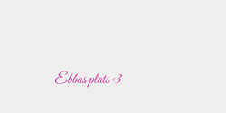Ebbas plats 3 24x6 ROSA