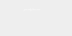 you only lives ones  51x11 VIT