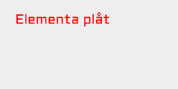 Elementa plåt  111x17 RÖD