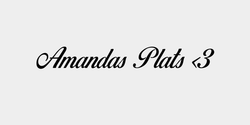 Amandas Plats 3 57x9 SVART