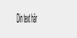 Din text här 20x15 SVART