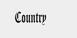 Country 33x14 SVART