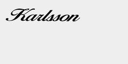 Karlsson 100x25 SVART