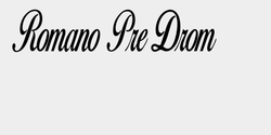 Romano Pre Drom  74x20 SVART