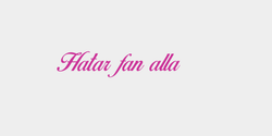 Hatar fan alla 32x7 ROSA