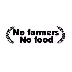 No Farmers No Food Dekal