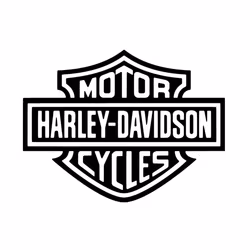 Harley Davidson Motor Dekal