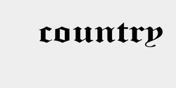country 57x12 SVART