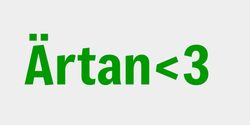 Ärtan3 54x17 GRÖN