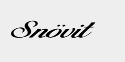 Snövit 50x15 SVART