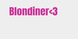 Blondiner3 90x20 ROSA