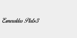 Esmeraldas Plats3 34x6 SVART