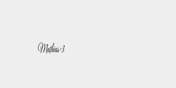 Mathias 3  11x6 SVART