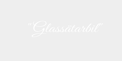 Glassätarbil 45x9 VIT