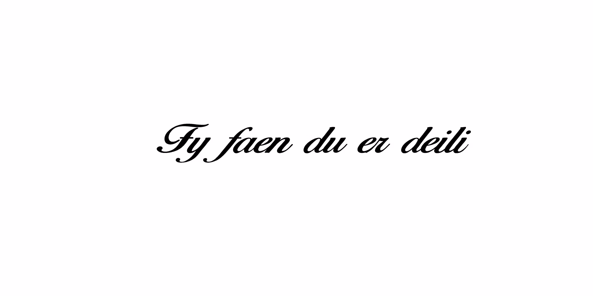 Fy faen du er deili 115x15 VIT - Diodexperten - Dekaler ...