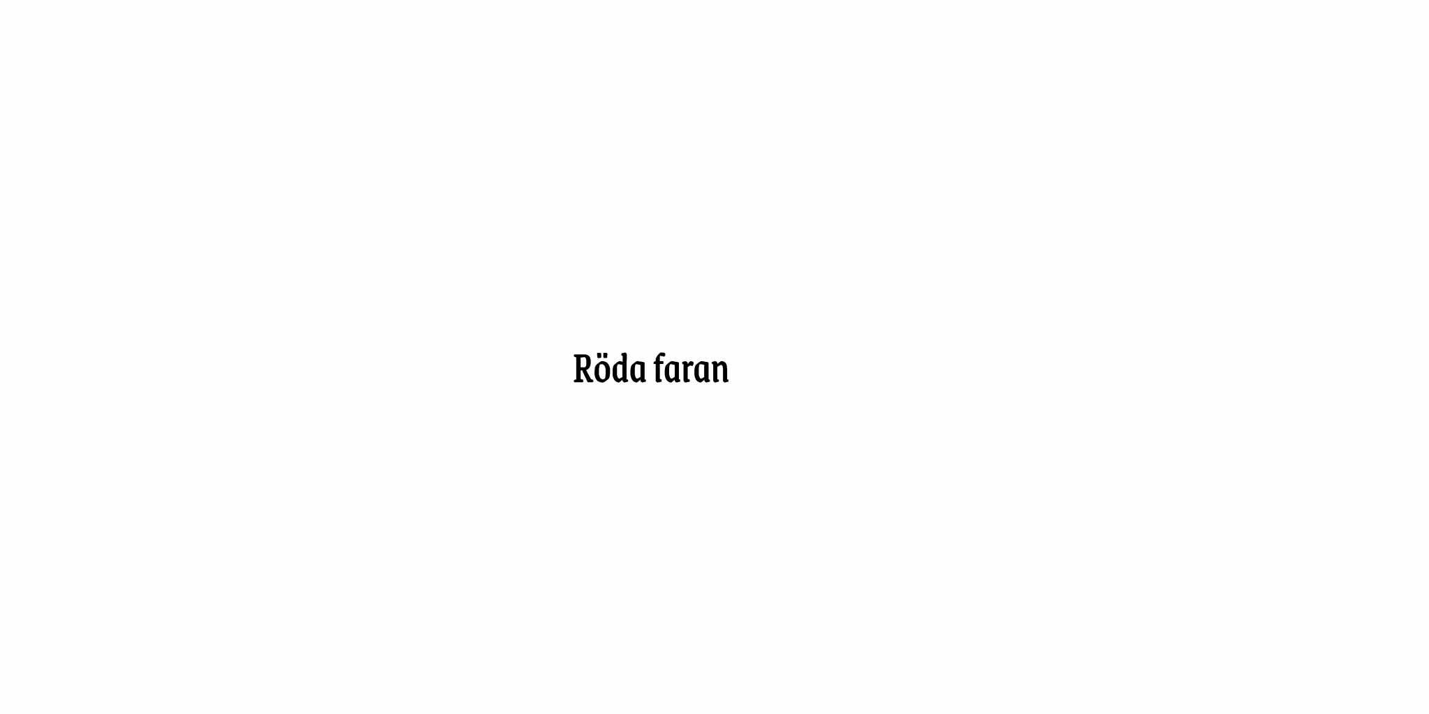 Röda faran 25x8 RÖD - Diodexperten - Decals, Vehicle lighting & Air ...