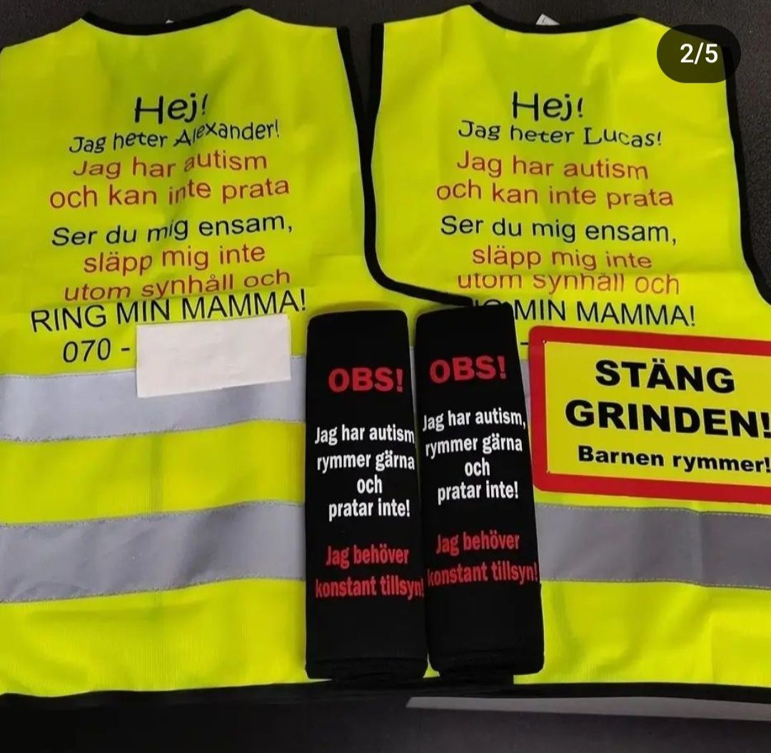 Skylt: Personlig text
