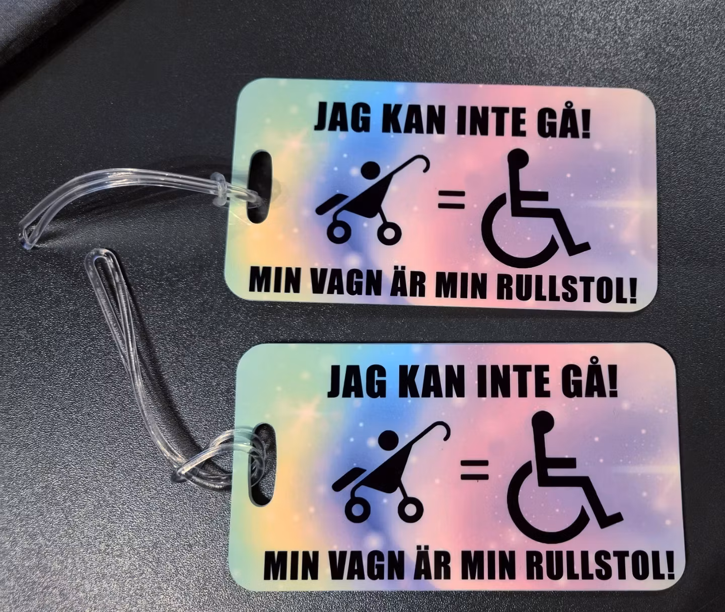 Informativ bricka/tagg