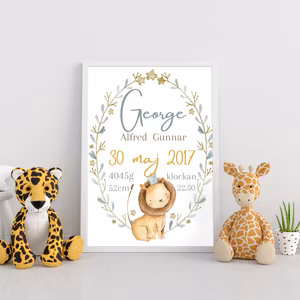 Födelsetavla: Lejon