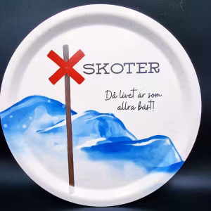 Bricka: Skoter ø38cm