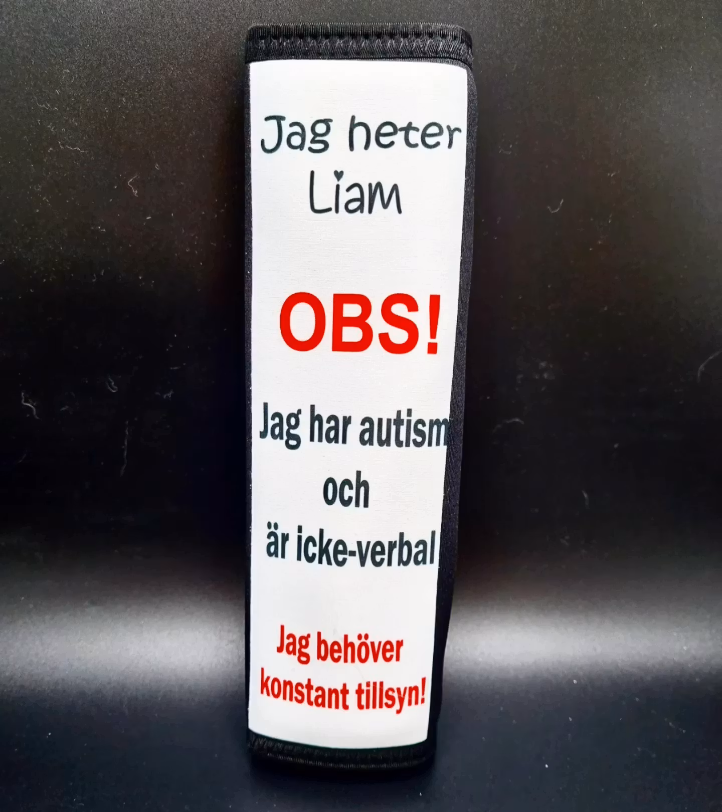 Bältesmudd/-skydd: Autism & icke-verbal