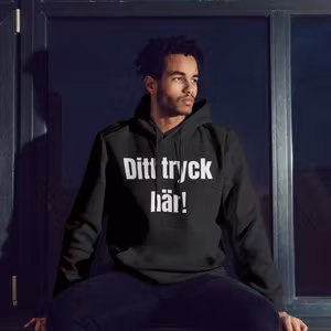 Hoodie - personligt/valfritt tryck