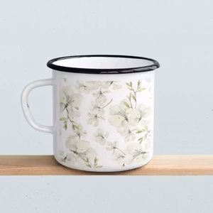 Emaljmugg - Äppelblom