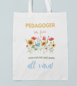Tygkasse - Sår frön, färg.