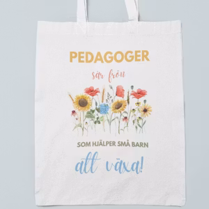 Tygkasse - Sår frön, färg.