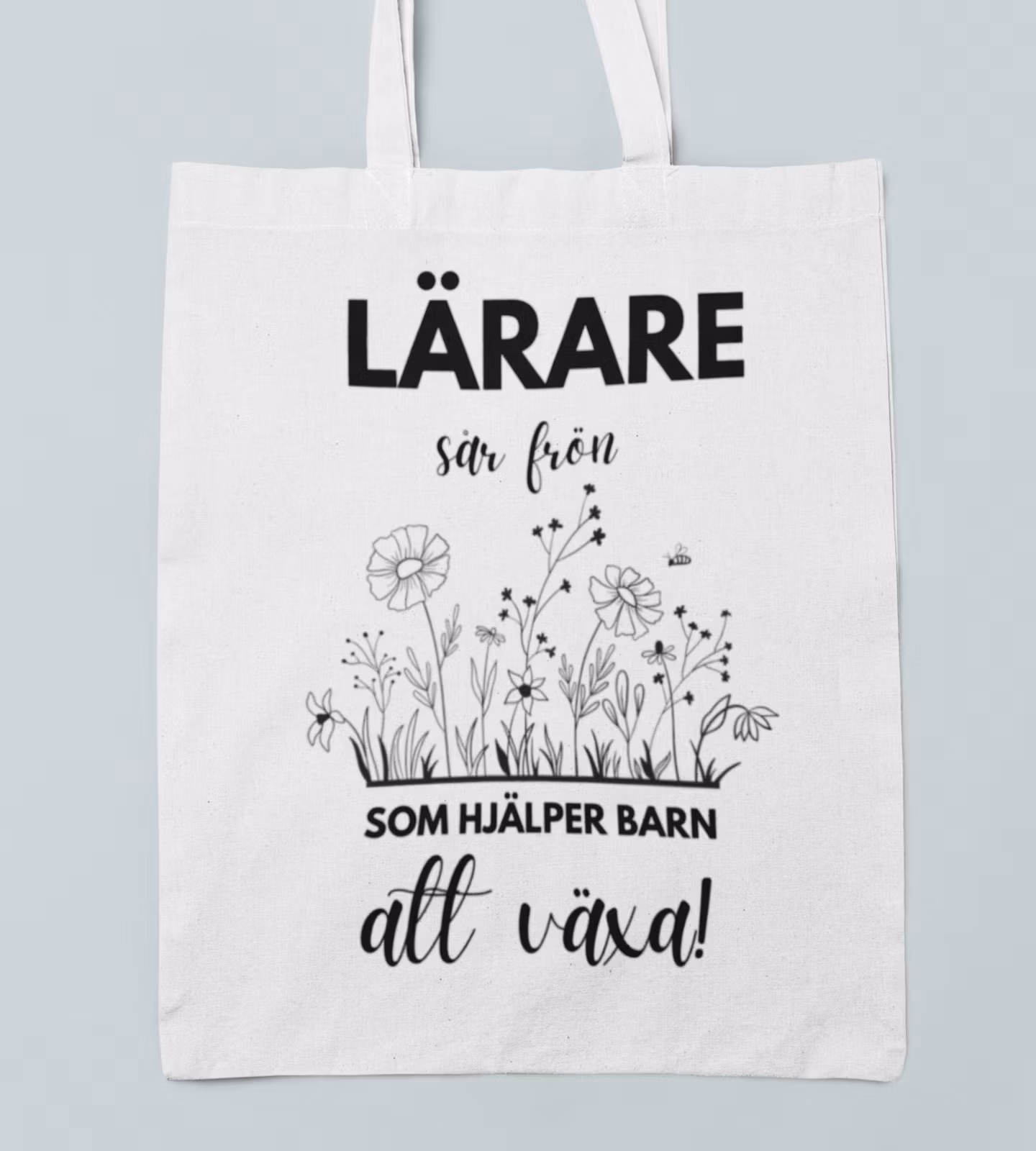 Tygkasse - Sår frön, svart.