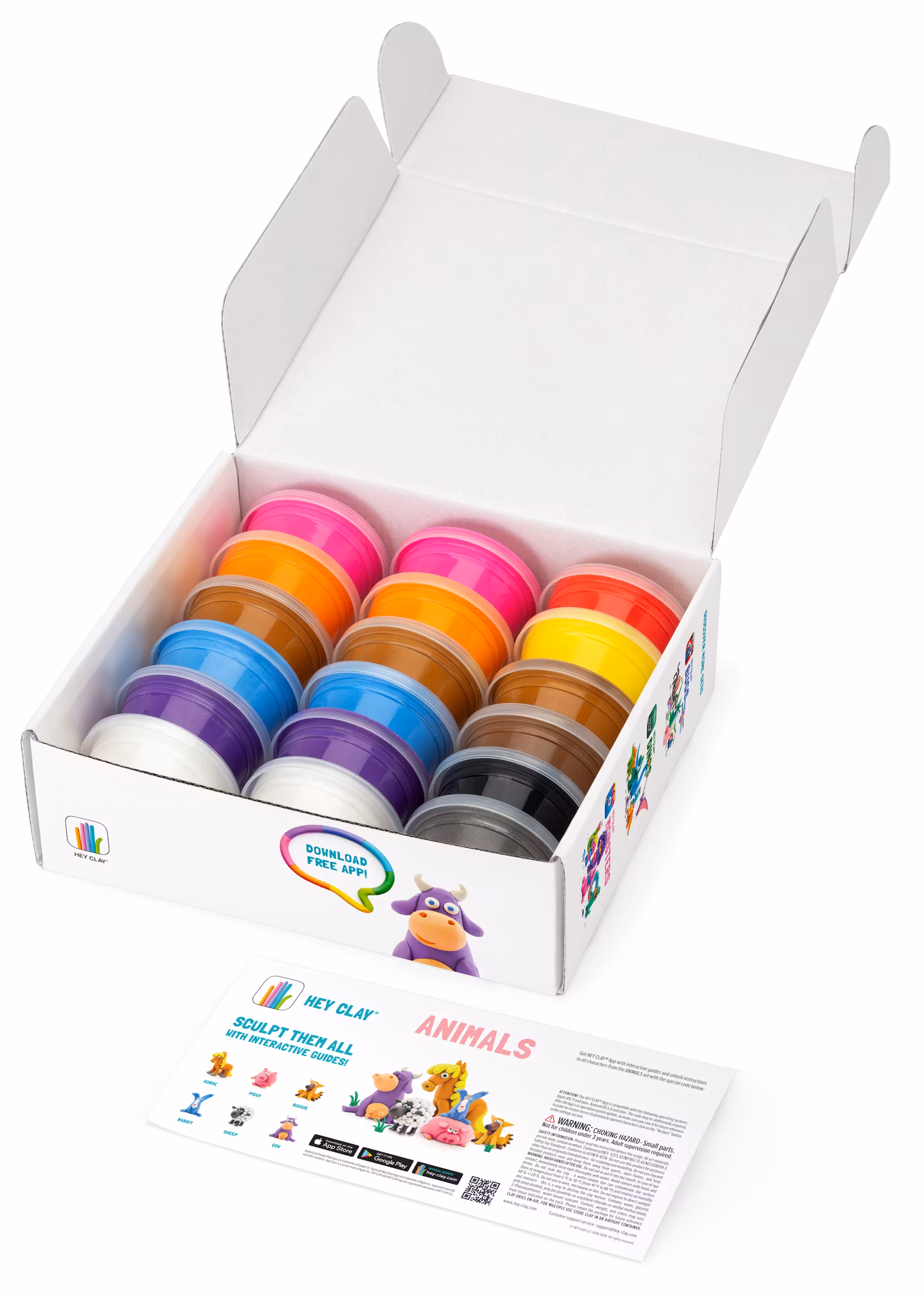 Hey Clay: Set - djur