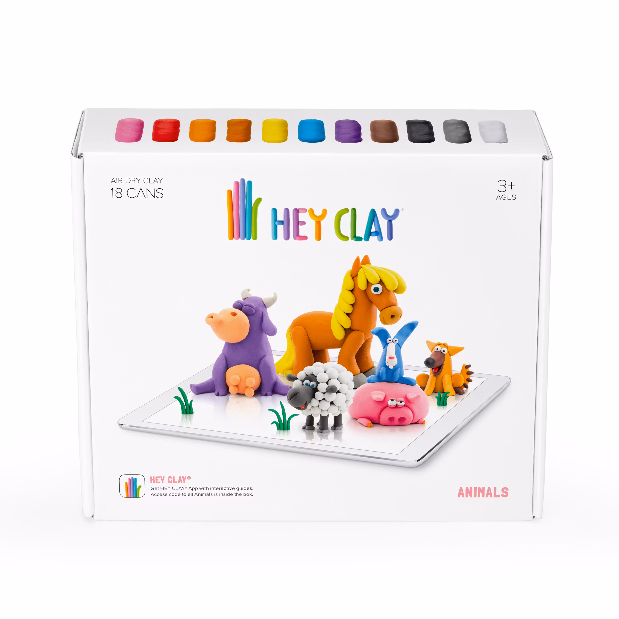 Hey Clay: Set - djur