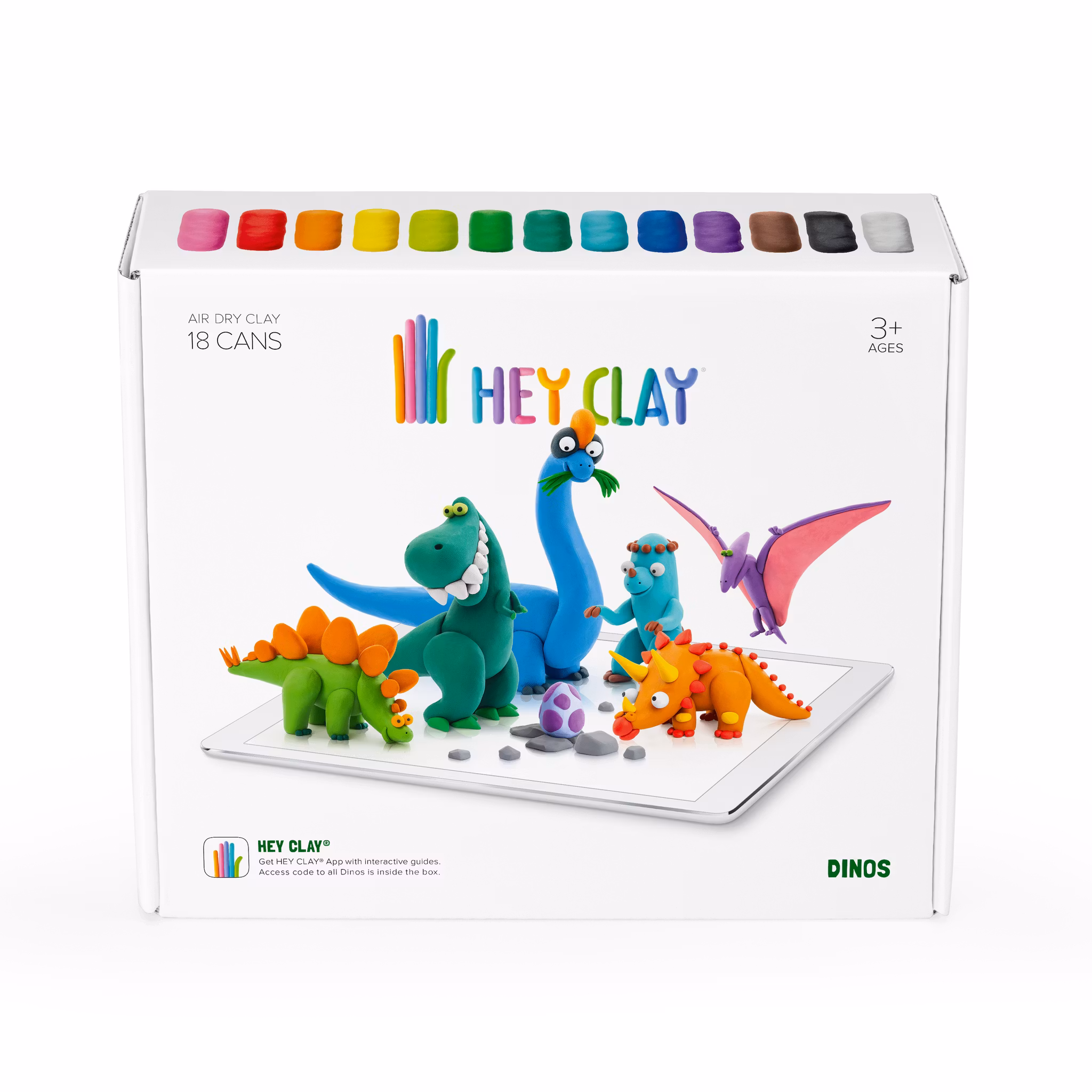 Hey Clay: Set - dino
