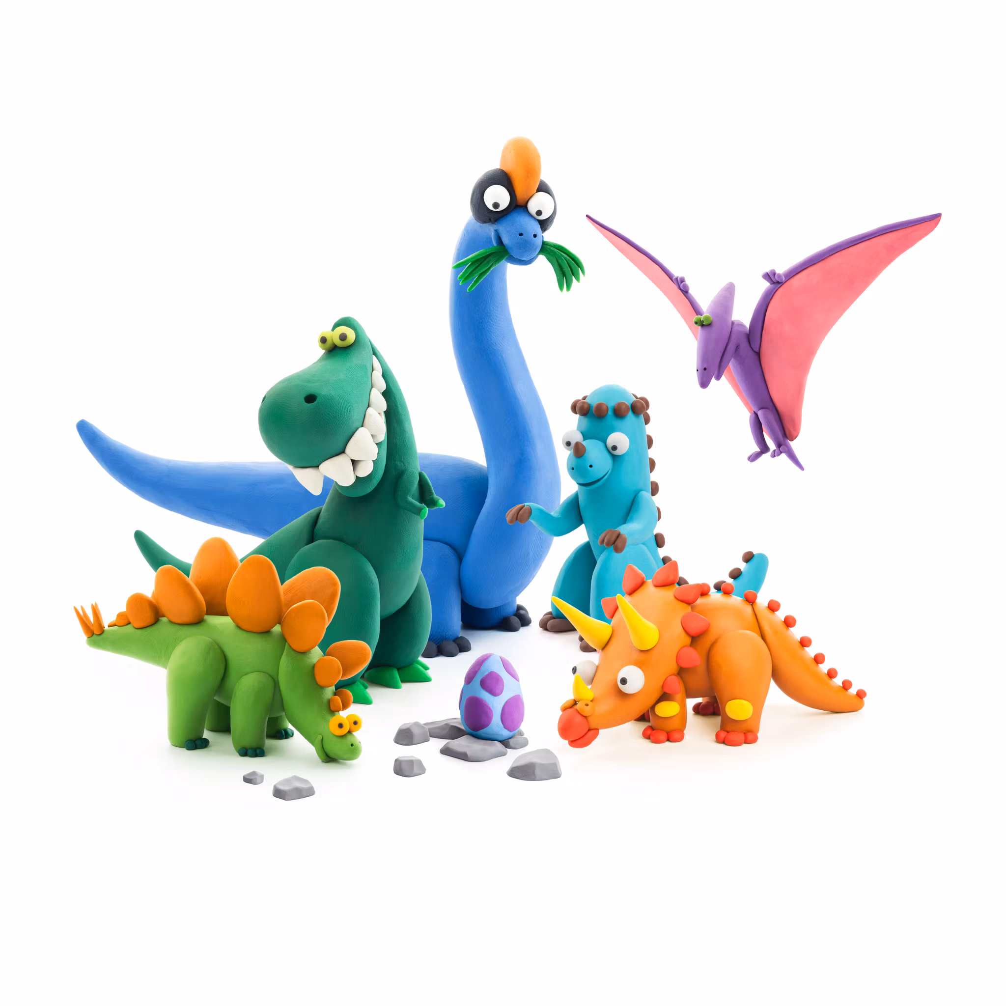 Hey Clay: Set - dino
