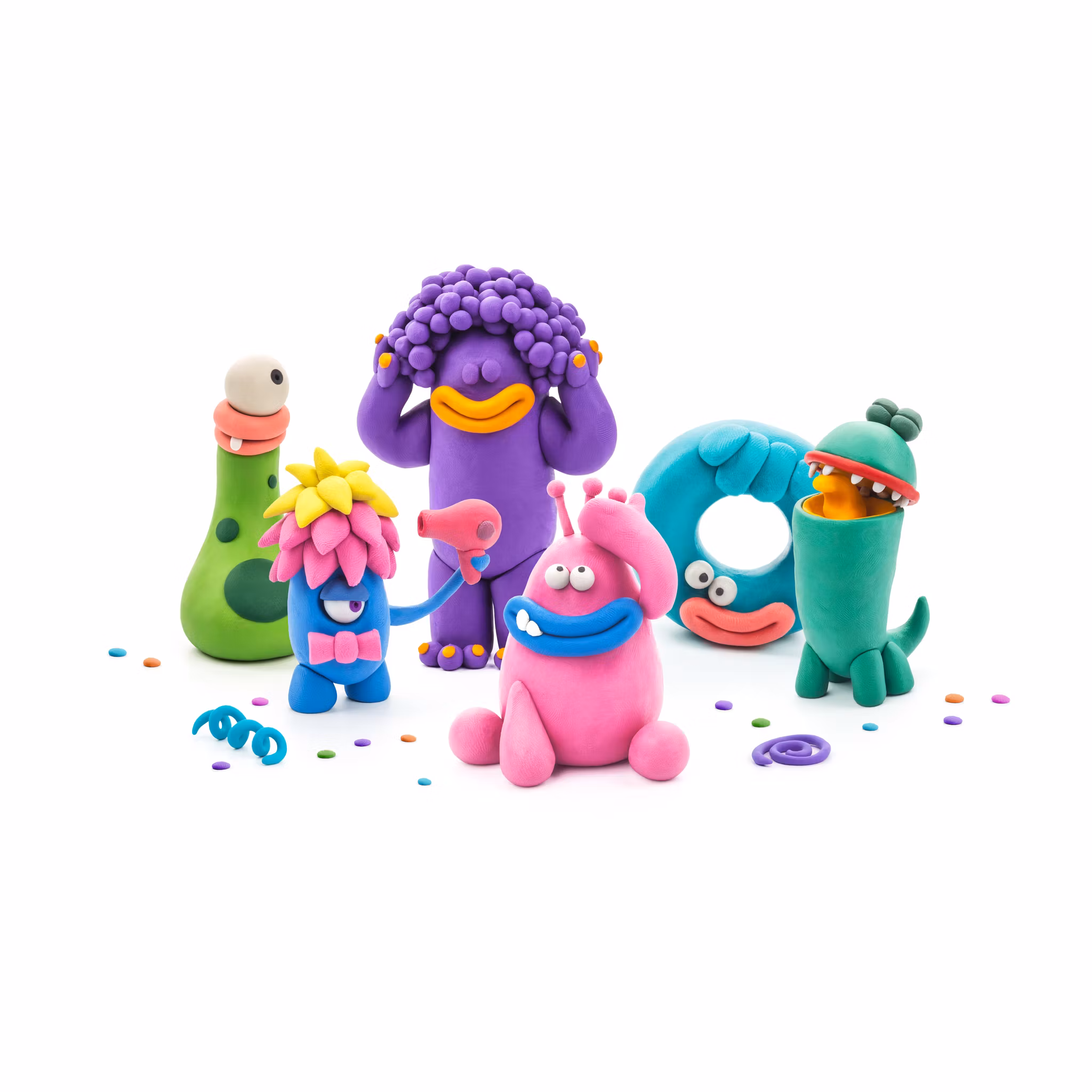 Hey Clay: Set - monster