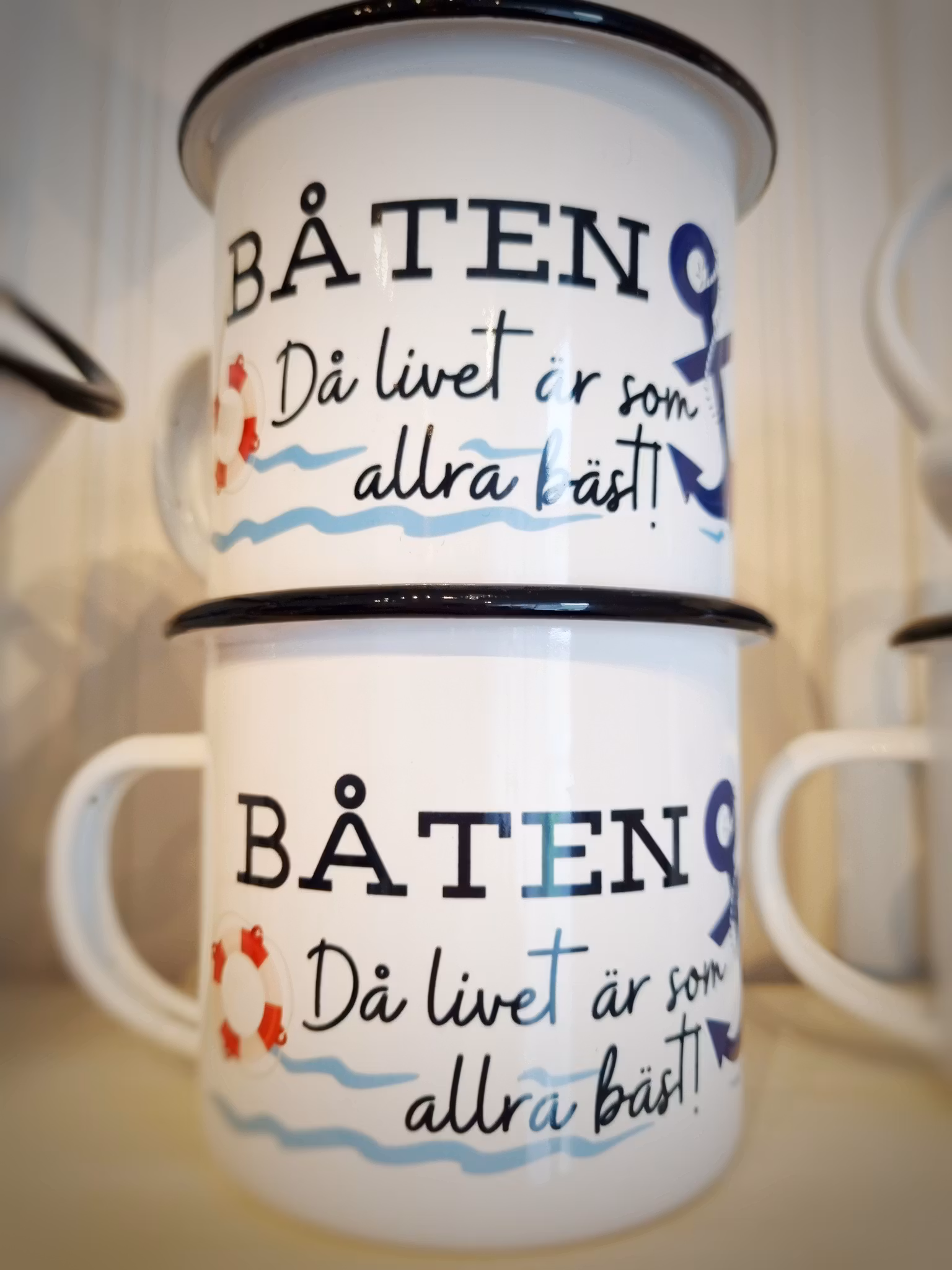 Emaljmugg - Båten