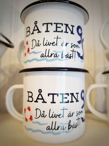 Emaljmugg - Båten